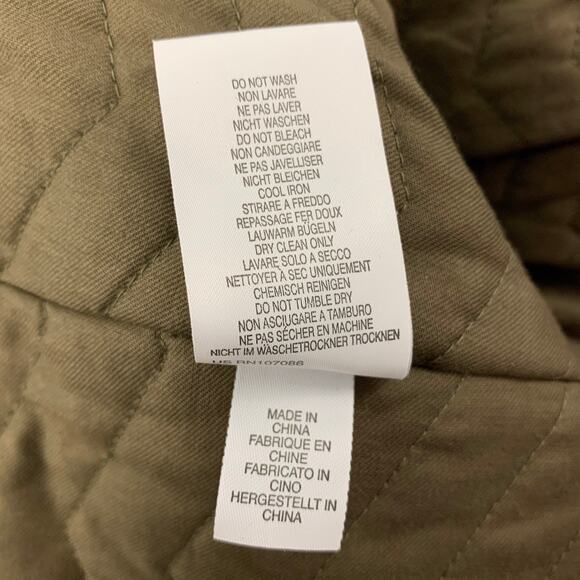 PS by PAUL SMITH Size S Olive Cotton Double Breasted Peacoat - Picture 6 of 8